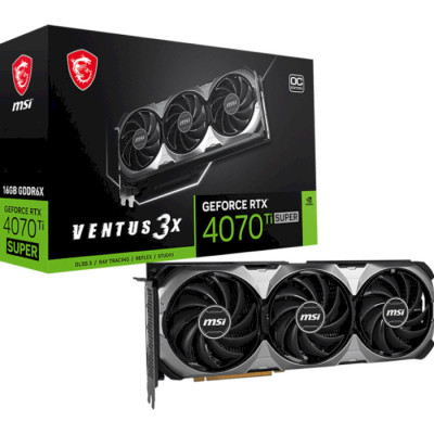 MSI GeForce RTX 4070 Ti SUPER 16GB GDDR6X VENTUS 3X OC (912-V513-867)