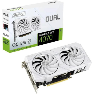 ASUS DUAL-RTX4070-O12G-EVO-WHITE