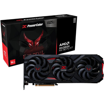PowerColor Radeon RX 9070 XT Red Devil 16GB Backplate Special Edition (RX9070XT 16G-E/OC/BP)