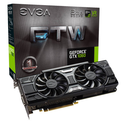 EVGA GEFORCE GTX 1060 FTW GAMING 6GB (06G-P4-6268-KR)