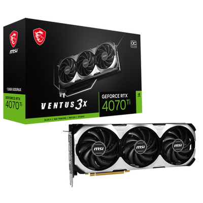 MSI GeForce RTX 4070 Ti VENTUS 3X 12G OC