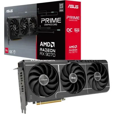ASUS AMD Radeon RX 9070 PRIME OC EVO 16GB GDDR6 (PRIME-RX9070-O16G-EVO)