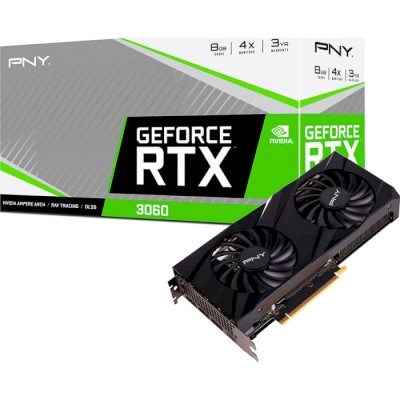 PNY GeForce RTX 3060 8 GB VERTO (VCG30608DFBPB1)