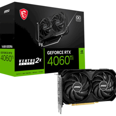 MSI GeForce RTX 4060 Ti VENTUS 2X BLACK 16G OC