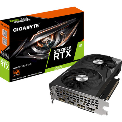 GIGABYTE GeForce RTX 3060 12GB WINDFORCE GV-N3060WF2-12GD