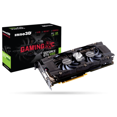 Inno3D GeForce GTX 1060 6GB GDDR5X Gaming OC (N1060-ASDN-N6GNX)