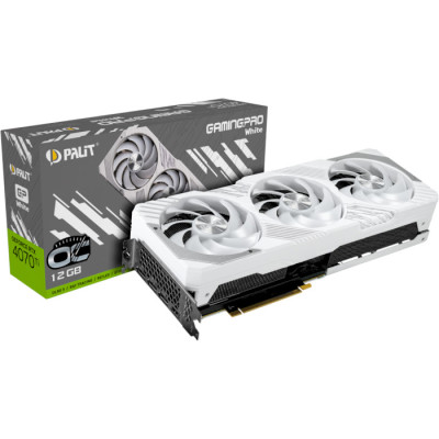 Palit GeForce RTX 4070 Ti GamingPro OC White 12GB (NED407TV19K9-1043W)
