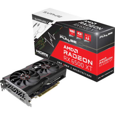 SAPPHIRE Radeon RX 6500 XT 4GB GDDR6 PULSE GAMING OC (11314-07-20G)