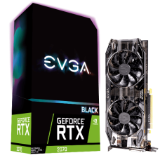Відеокарта EVGA GeForce RTX 2070 BLACK GAMING 8GB (08G-P4-1071-KR)