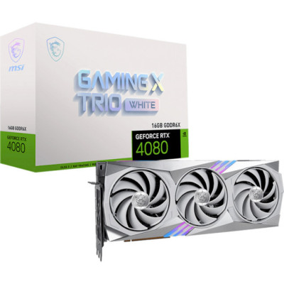 MSI GeForce RTX 4080 16GB GAMING X TRIO WHITE