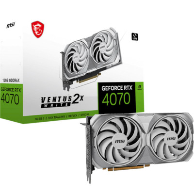 MSI GeForce RTX 4070 VENTUS 2X WHITE 12GB (912-V513-476)