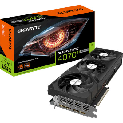 GIGABYTE GeForce RTX 4070 Ti Super WindForce Max OC 16G (GV-N407TSWF3MAX OC-16GD)