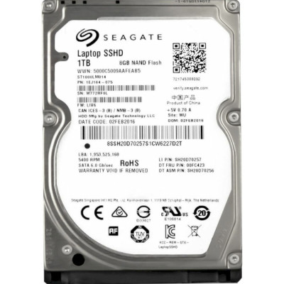Seagate Laptop SSHD ST1000LM014