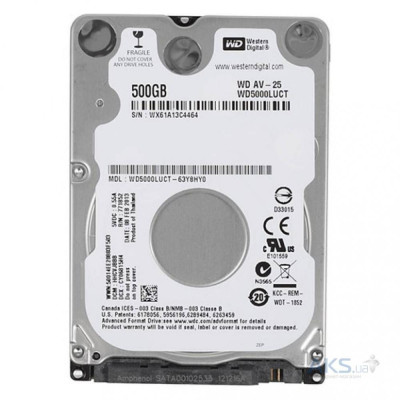 WD AV-25 WD5000LUCT