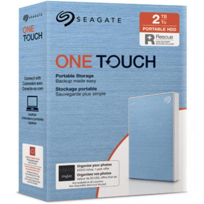 Seagate One Touch 2 TB Light Blue (STKB2000402)
