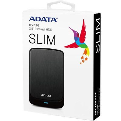 ADATA HV320 1 TB Black (AHV320-1TU31-CBK)