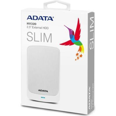 ADATA HV320 1 TB White (AHV320-1TU31-CWH)