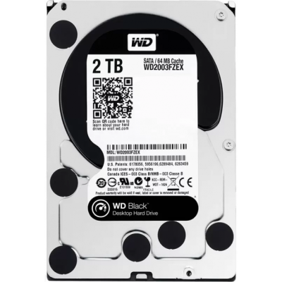 WD 2TB Desktop Performance 7200 rpm SATA III (WDBSLA0020HNC-NRSN)
