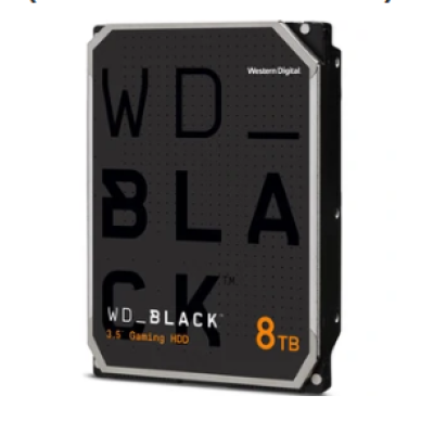 WD BLACK Gaming 8TB Internal SATA HDD (WDBSLA0080HNC-WRSN)