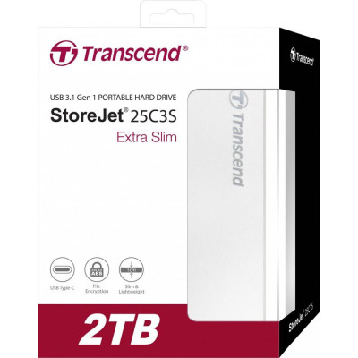 Transcend StoreJet 25C3S 2 TB (TS2TSJ25C3S)