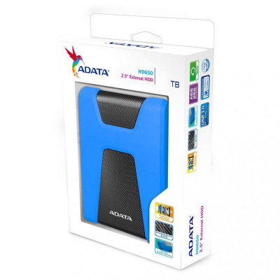 ADATA DashDrive Durable HD650 2 TB (AHD650-2TU31-CBL)