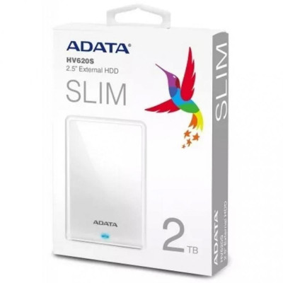 ADATA HV620S 2 TB White (AHV620S-2TU31-CWH)