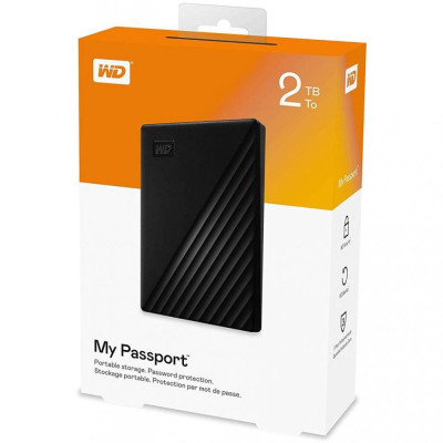 WD My Passport 2 TB Black (WDBYVG0020BBK-WESN)