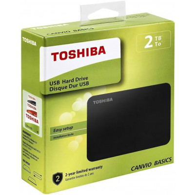 Toshiba Canvio Basics 2 TB Black (HDTB420EKCAA)