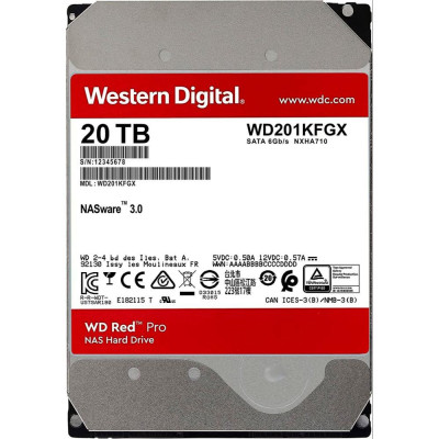 WD Red Pro 20 TB (WD201KFGX)