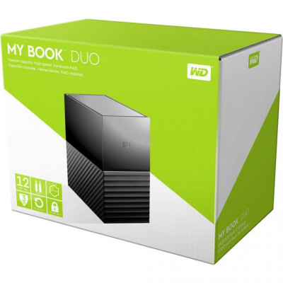 WD My Book Duo 12 TB (WDBFBE0120JBK-EESN)