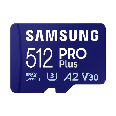 Samsung 512 GB microSDXC UHS-I U3 V30 A2 PRO Plus 2023 (MB-MD512SA/EU)