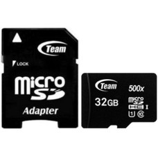 TEAM 32 GB microSDHC UHS-I + SD Adapter TUSDH32GCL10U03