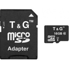 T&G 16 GB microSDHC Class 10 UHS-1 (U1) + SD-adapter TG-16GBSD10U1-01