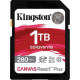 Kingston 1TB SDXC Class 10 UHS-II U3 Canvas React Plus (SDR2V6/1TB)