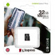 Kingston 32 GB microSDHC Class 10 UHS-I Canvas Select Plus SDCS2/32GBSP