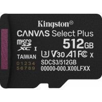 Kingston 512 GB microSDXC Canvas Select Plus Gen3 SDCS3/512GBSP 
