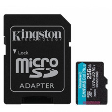 Kingston 256 GB microSDXC class 10 UHS-I U3 Canvas Go! Plus + SD Adapter SDCG3/256GB