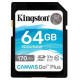 Kingston 64 GB SDXC class 10 UHS-I U3 Canvas Go! Plus SDG3/64GB