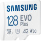 Samsung 128 GB microSDXC Class 10 UHS-I U3 V30 A2 EVO Plus + SD Adapter (MB-MC128SA)