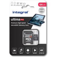 Integral microSDXC 64GB U3/V30 (INMSDX64G-100/70V30)