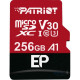 PATRIOT 256 GB microSDXC UHS-I U3 V30 A1 EP + SD adapter PEF256GEP31MCX