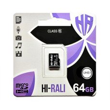 Hi-Rali 64 GB microSDXC class 10 HI-64GBSDCXCL10-00