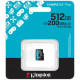 Kingston 512 GB microSDXC Canvas Go! Plus UHS-I U3 V30 A2 Class 10 (SDCG4/512GBSP)