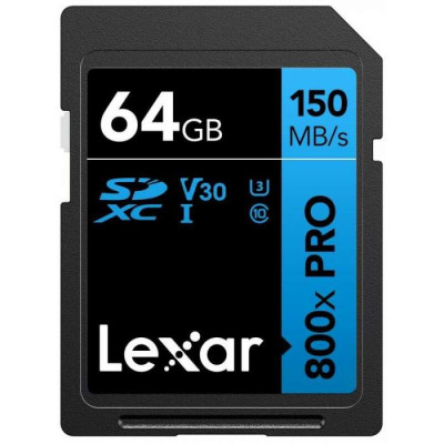 Lexar 64GB SDXC class 10 UHS-I (LSD0800P064G-BNNAG)