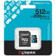 Kingston 512 GB microSDXC Canvas Go! Plus UHS-I U3 V30 A2 Class 10 + Adapter (SDCG4/512GB)