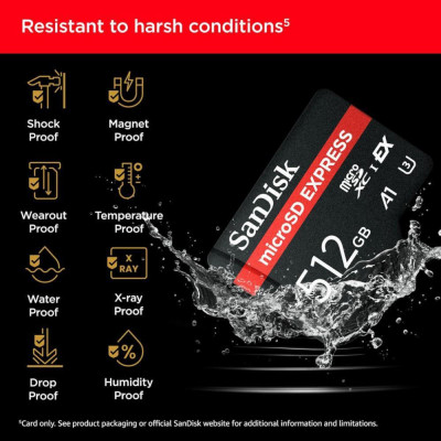 SanDisk 512 GB microSDXC Express (SDSQXFN-512G-GN4NN)