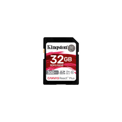 Kingston 32 GB SDHC Class 10 UHS-II U3 Canvas React Plus (SDR2/32GB)