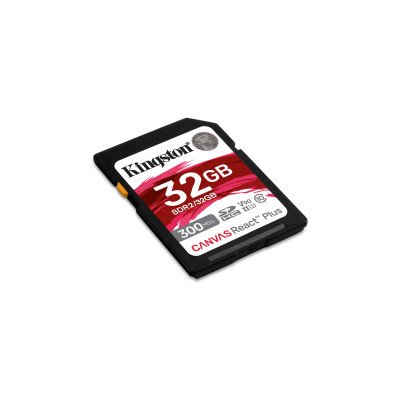 Kingston 32 GB SDHC Class 10 UHS-II U3 Canvas React Plus (SDR2/32GB)