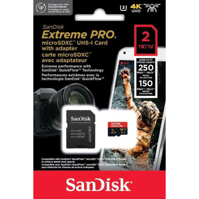 SanDisk 2 TB microSDXC Extreme PRO (SDSQXCD-2T00-GN6MA)