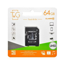 T&G 64 GB microSDXC Class 10 + SD-adapter TG-64GBCL10-01